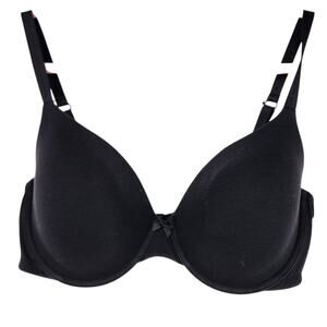 Victoria’s Secret Lined Perfect Coverage Padded Bra – Black Size 38D